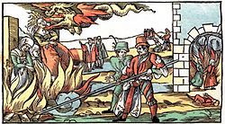 Christenen op de brandstapel